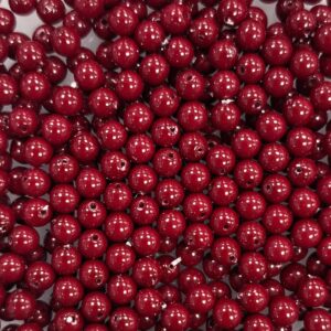 PRL 48265 פנינים קריסטל צכי צבע בורדו