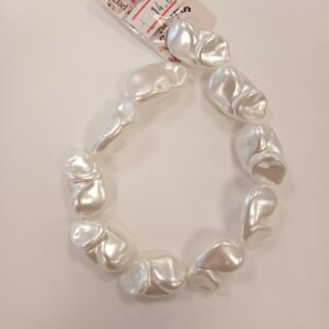 פנינים פלסטיק באיכות גבוהה אוקולון צורה מזכירה פנינים גולמיות