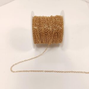 שרשרת לפי מטר סטיינלס סטייל ST 2519G צבע זהב