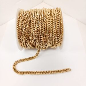 שרשרת לפי מטר סטיינלס סטייל ST 80733G צבע זהב