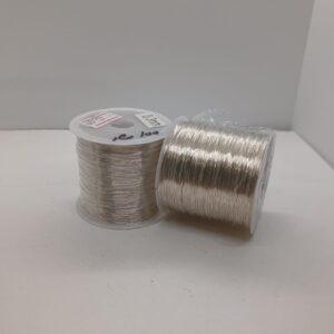 חוט מתכת צבע כסף 0.4 100 מטר