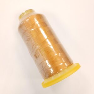 חוט פנינים גדול צבע כתום זהב