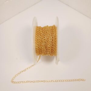 שרשרת לפי מטר ציפוי 18 K קרט 274540